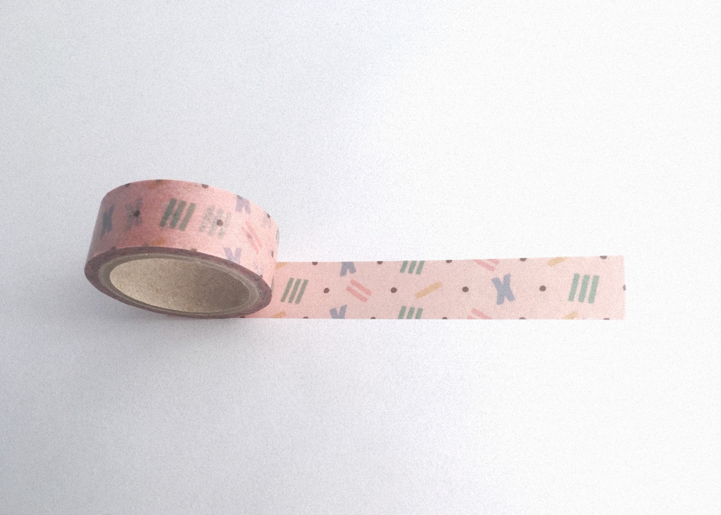 ほんのりゼノサーガ柄/マスキングテープ/15mm