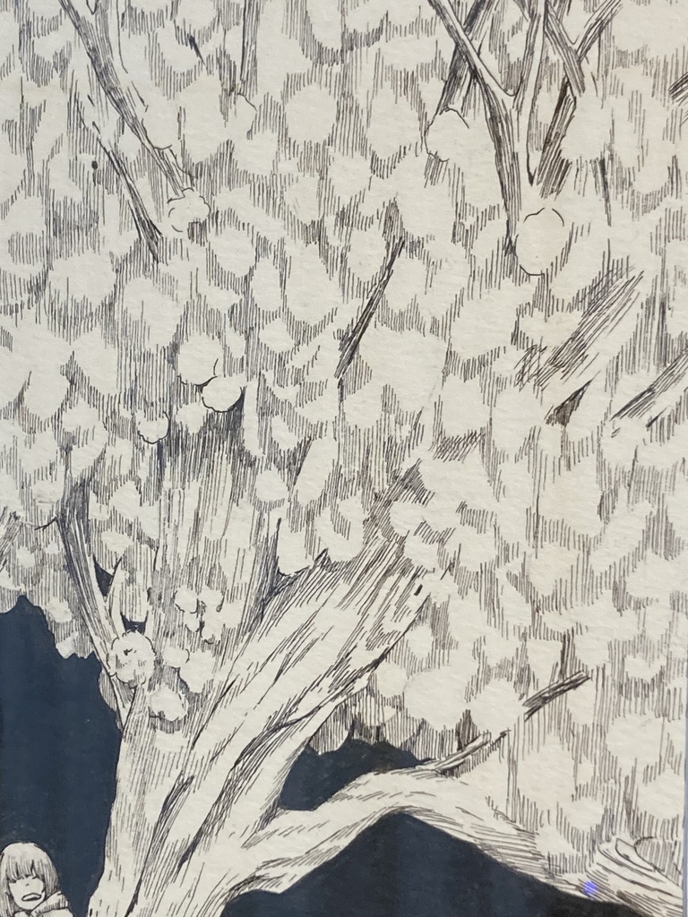 原画「春の化け物」