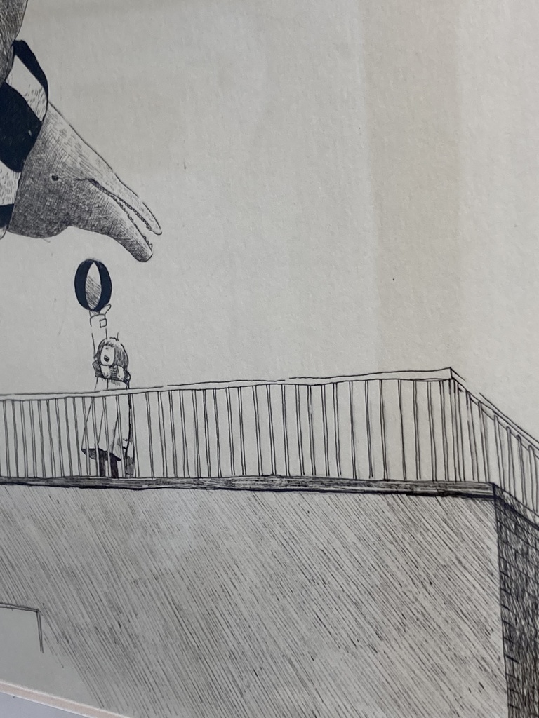 原画「手を伸ばせば空想」