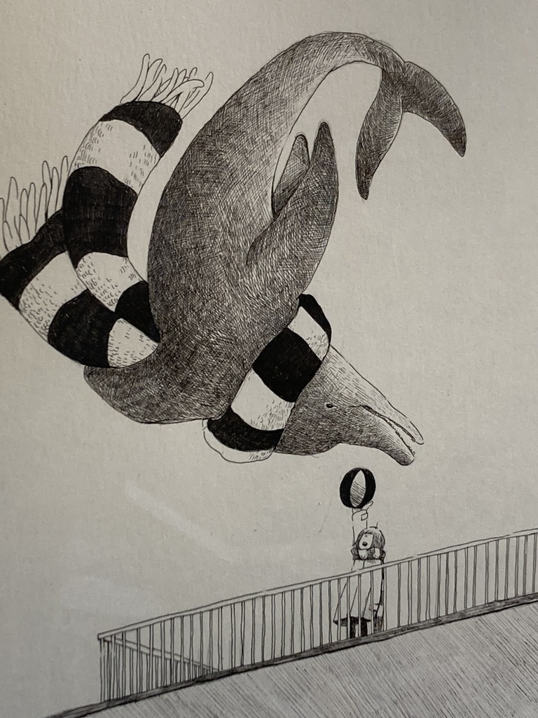 原画「手を伸ばせば空想」