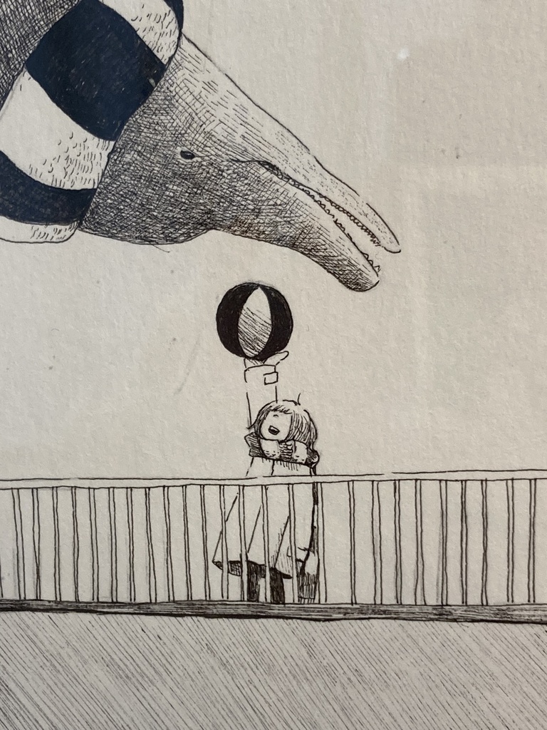 原画「手を伸ばせば空想」