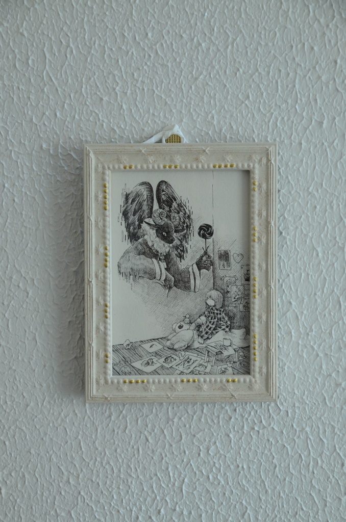 原画「怠惰がやってくる」