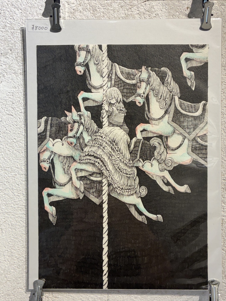 原画「幼心」（額装なし）