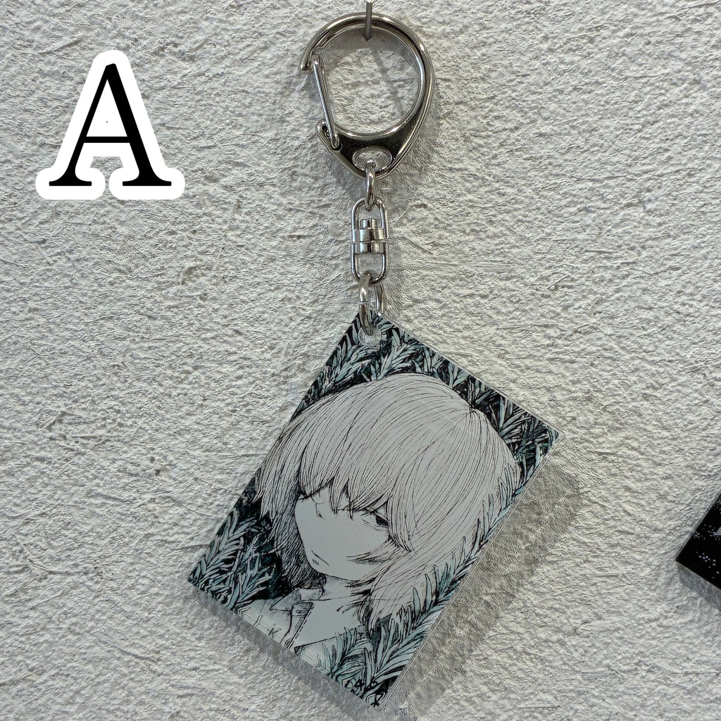 絵画アクリルキーホルダー