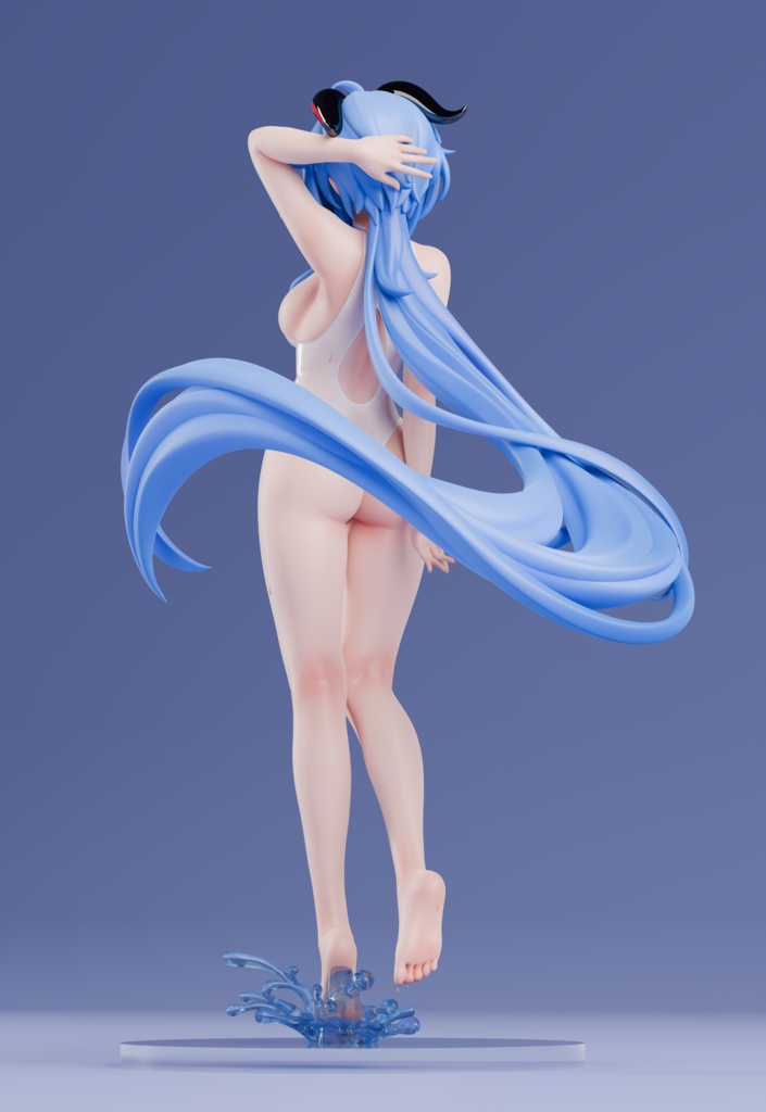 原神 甘雨 水着