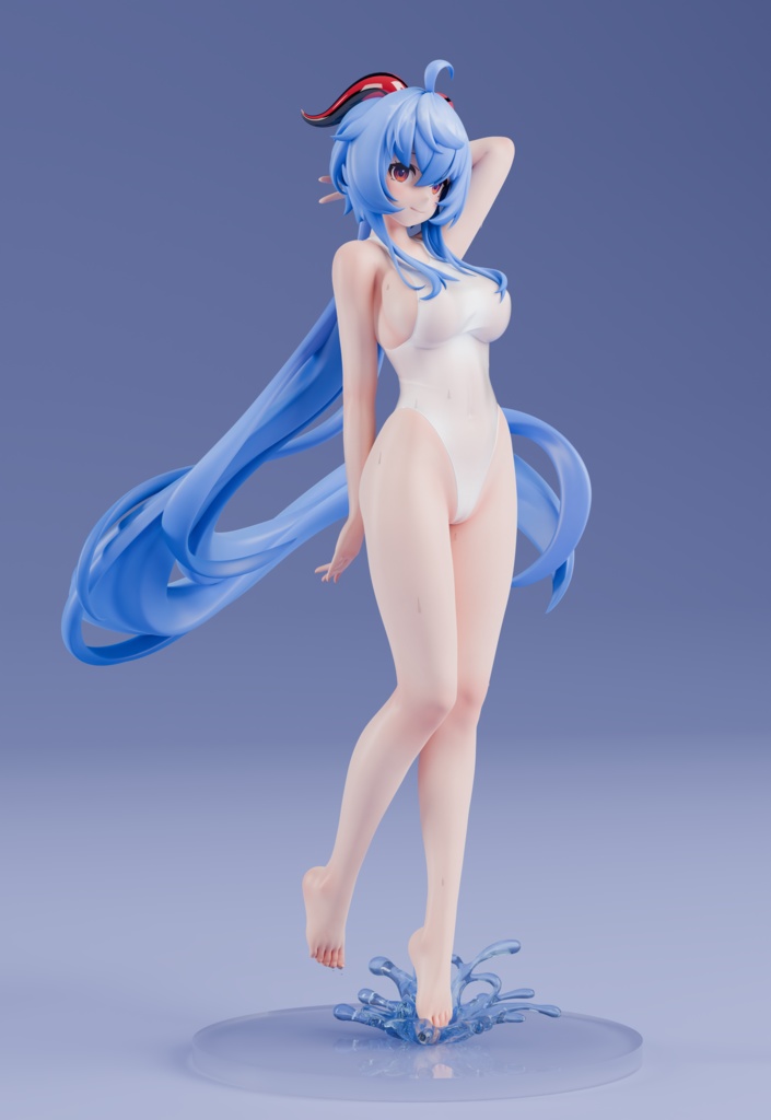 原神 甘雨 水着