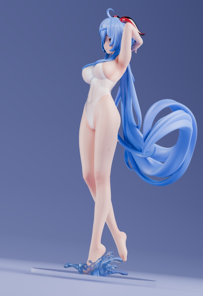 原神 甘雨 水着