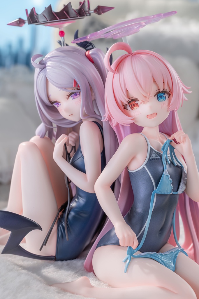 ブルアカ ホシノとヒナが先生を癒す