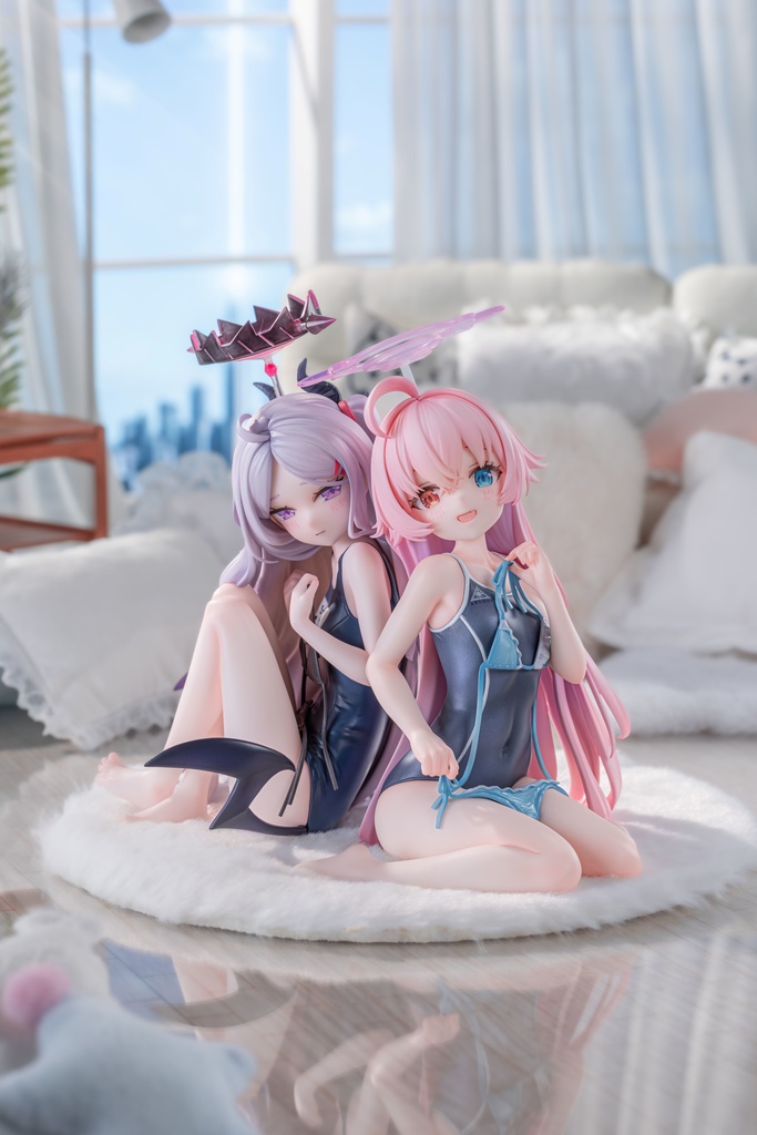 ブルアカ ホシノとヒナが先生を癒す