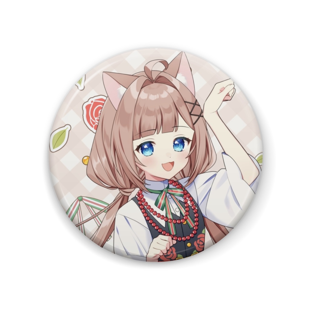 猫宮シエナデビュー記念日グッズ【缶バッジ】