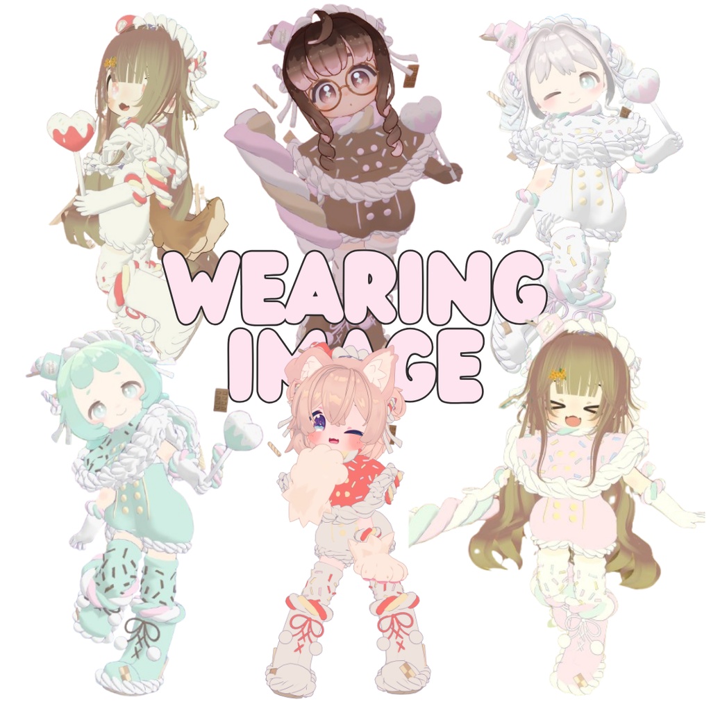 【まめふれんず対応】Marshmallow POP