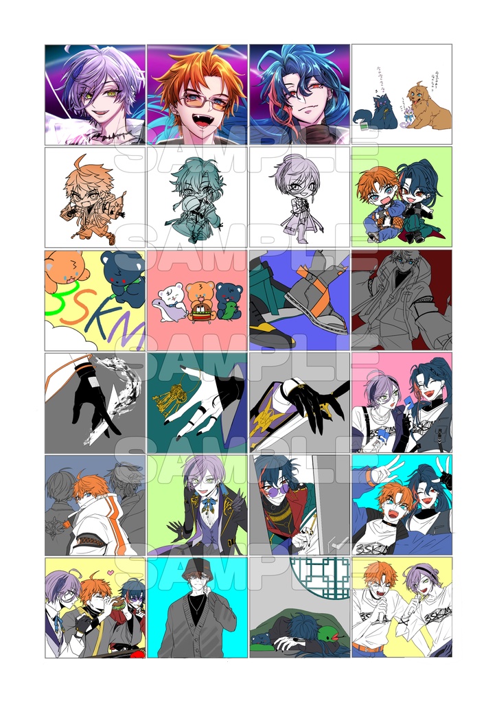 3SKM◆ランダムシール