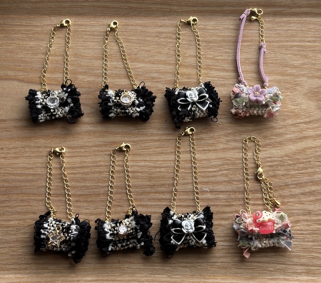 【ぱぺ用】ツイードポシェット