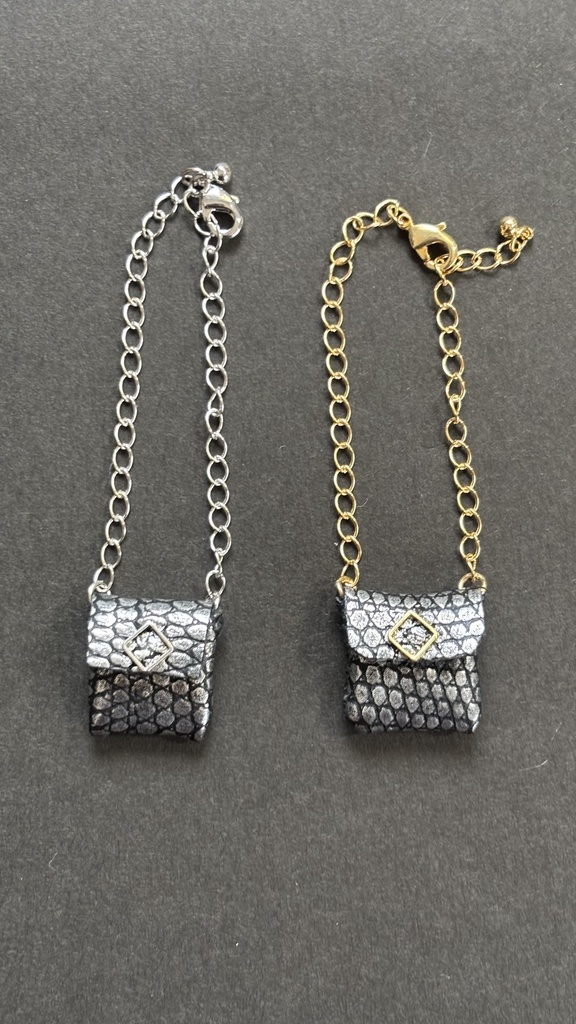 【ぱぺ用】ウロコ柄バッグ