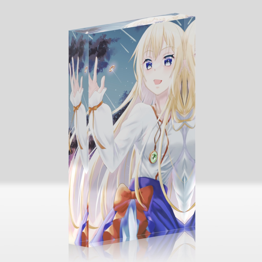 紅月家シリーズ 月椿アクリルブロック