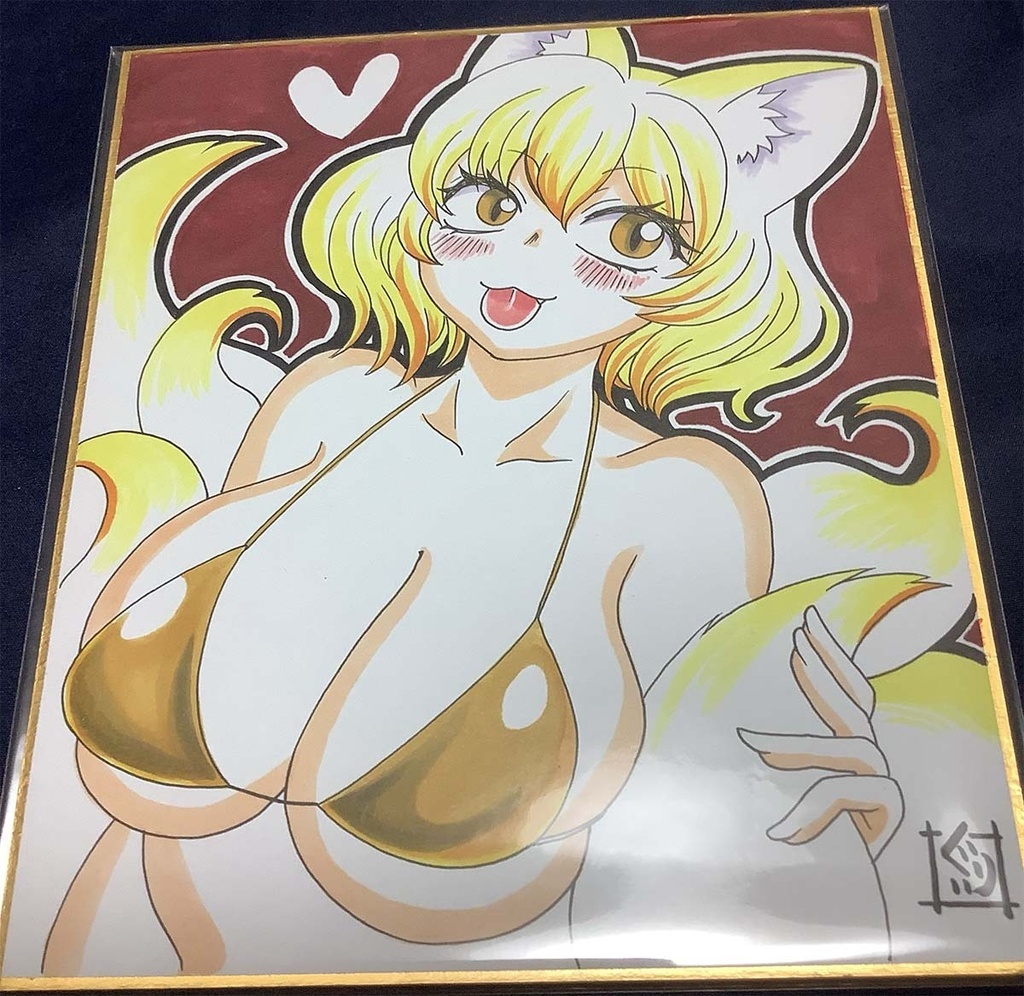 藍様原画色紙３