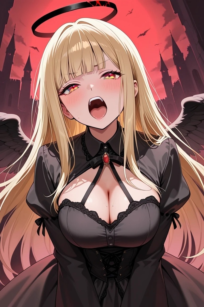 黒い翼の天使