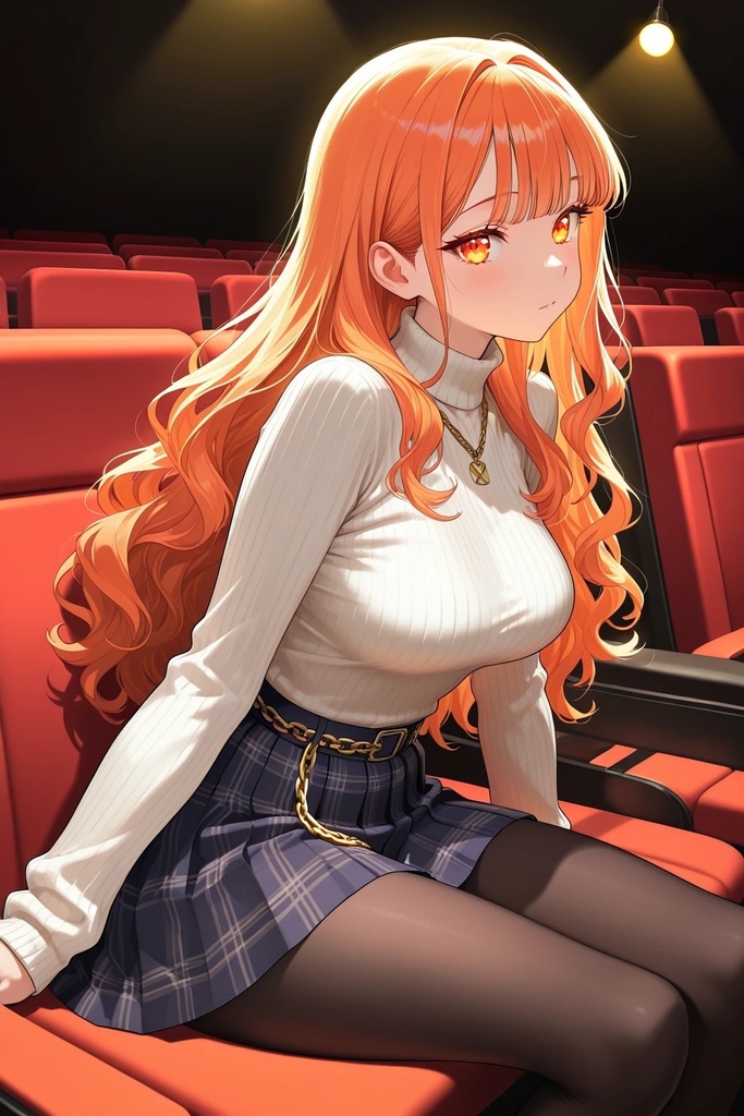 オレンジ髪のお姉さん
