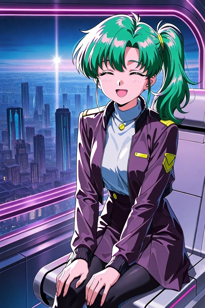 緑髪のお姉さん。