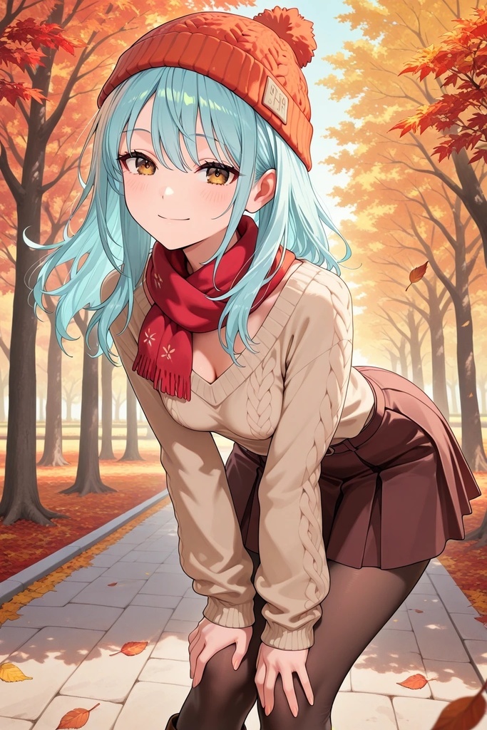 水色の髪のお姉さん