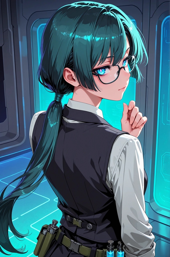 メガネ研究女子
