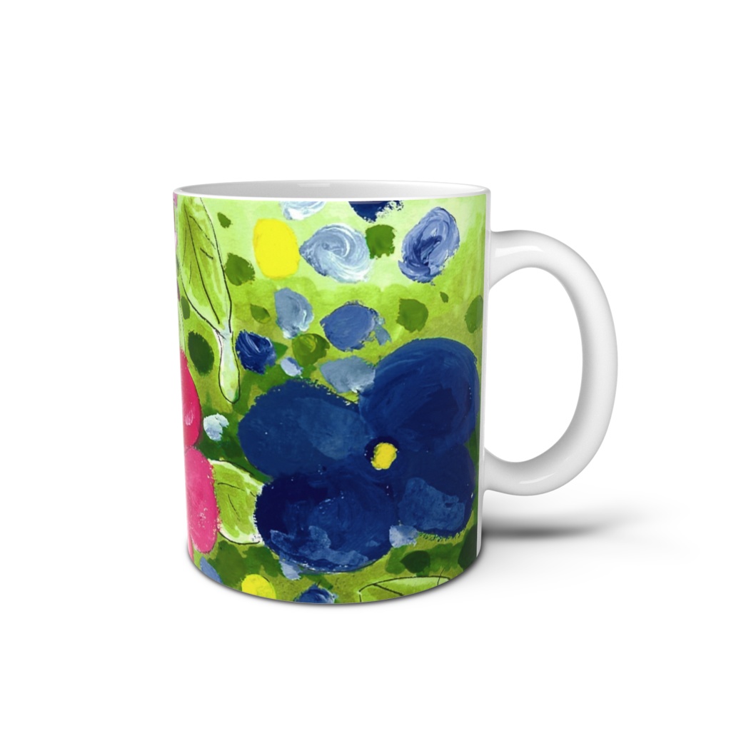 小さなお庭のマグカップ