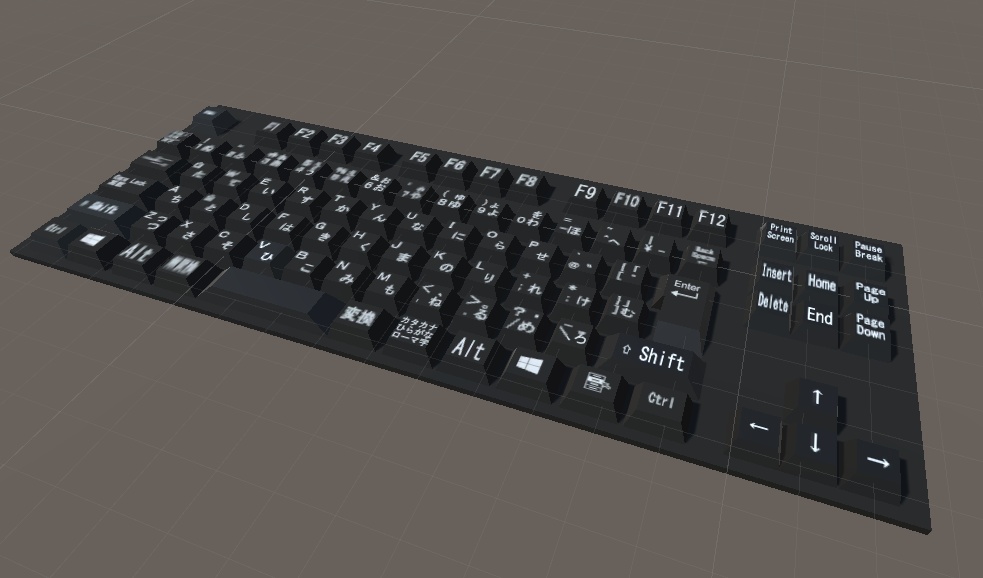 【3D小物】キーボード