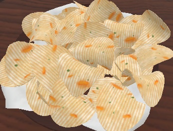 リアルなのり塩ポテチテクスチャ(ヨドコロちゃんのポテトチップス改変用)