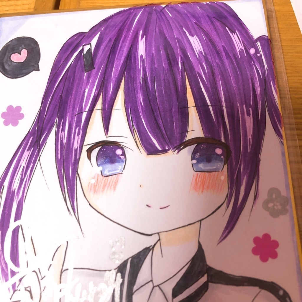 クロラビリゼちゃん　色紙