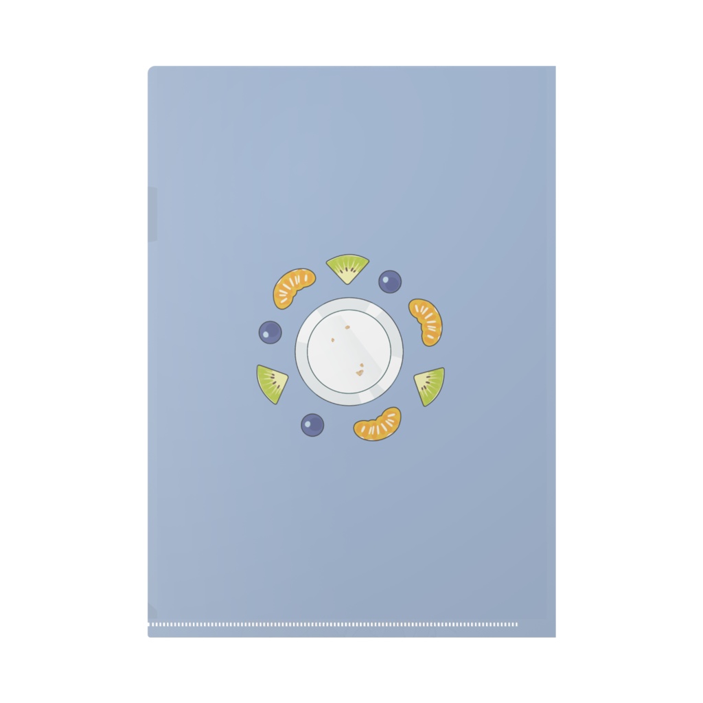 フルーツパイ&女の子のクリアファイル