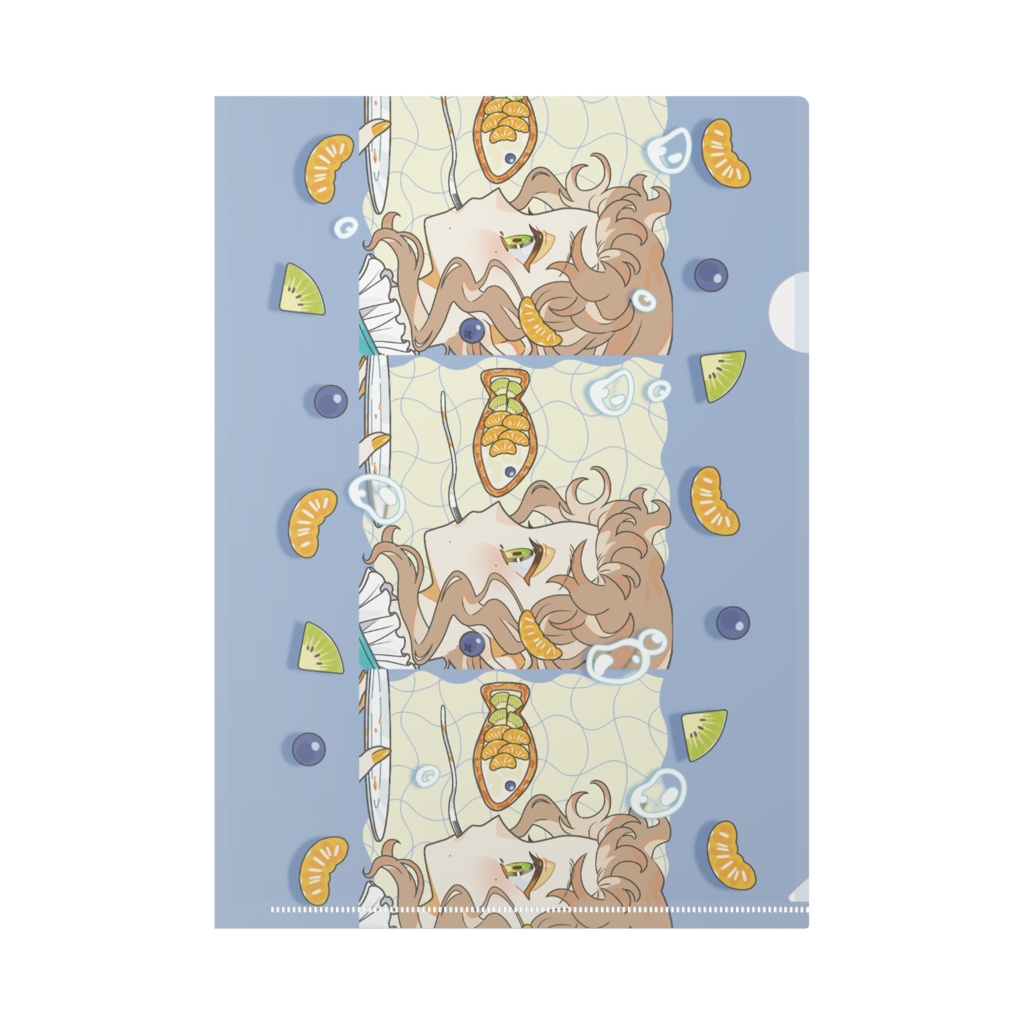 フルーツパイ&女の子のクリアファイル