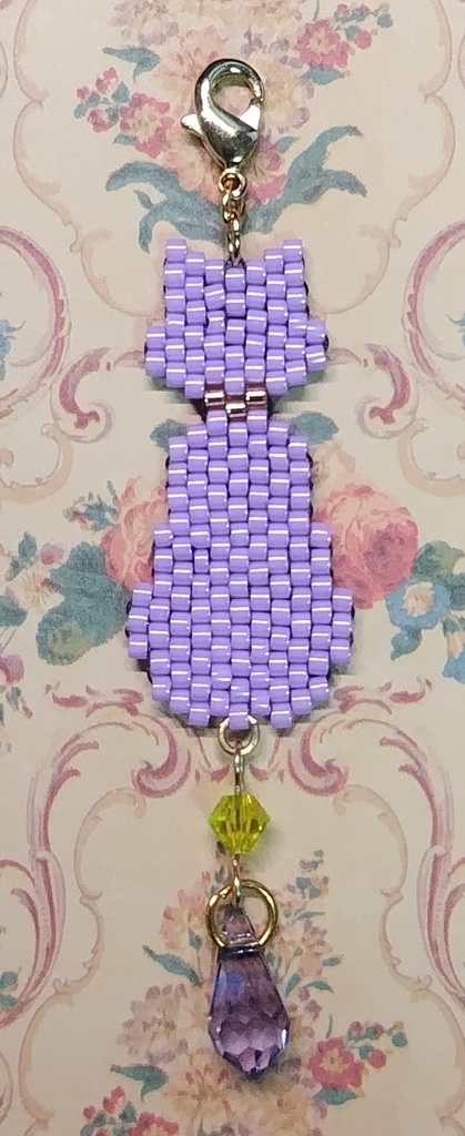 【あくねこ】猫型ビーズチャーム