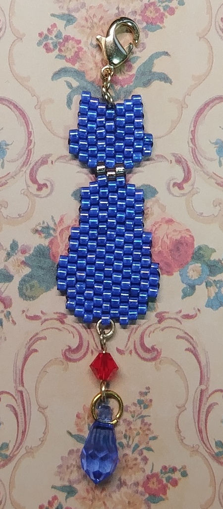 【あくねこ】猫型ビーズチャーム