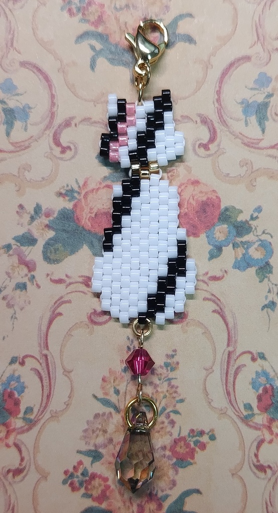 【あくねこ】猫型ビーズチャーム