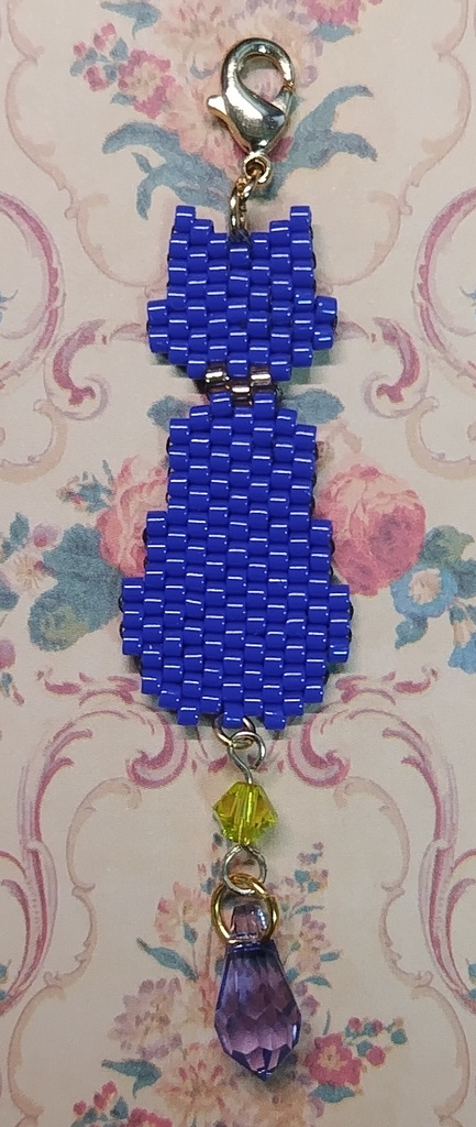 【あくねこ】猫型ビーズチャーム