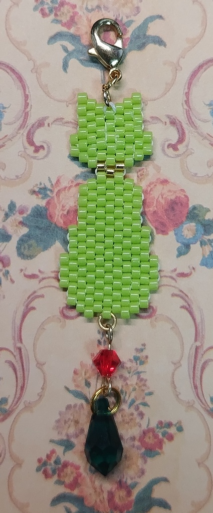 【あくねこ】猫型ビーズチャーム