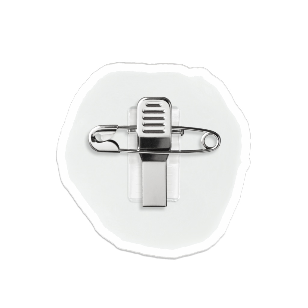 ねこ第二号 アクリルバッチ 50mm