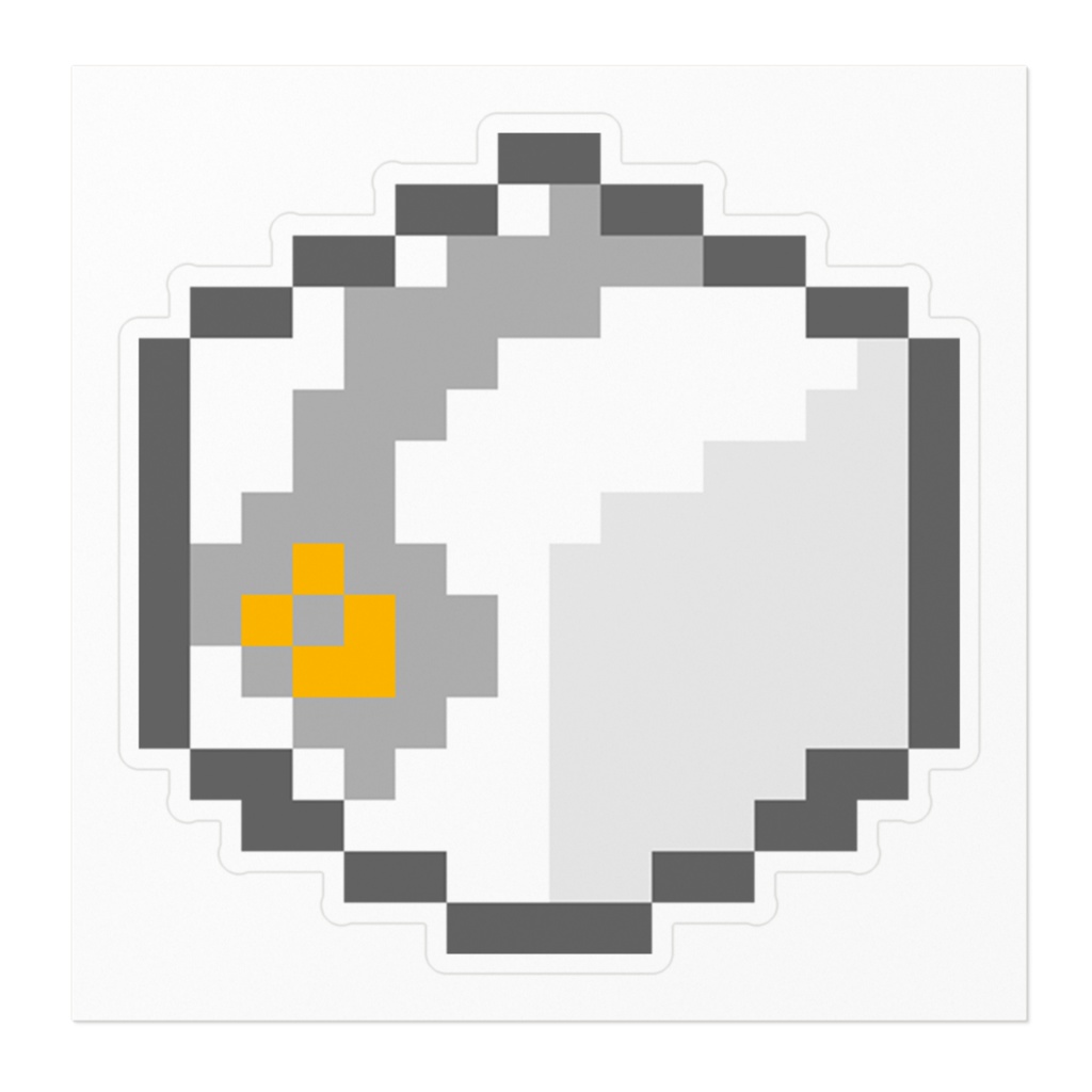 豆腐ヘッドホンドット絵