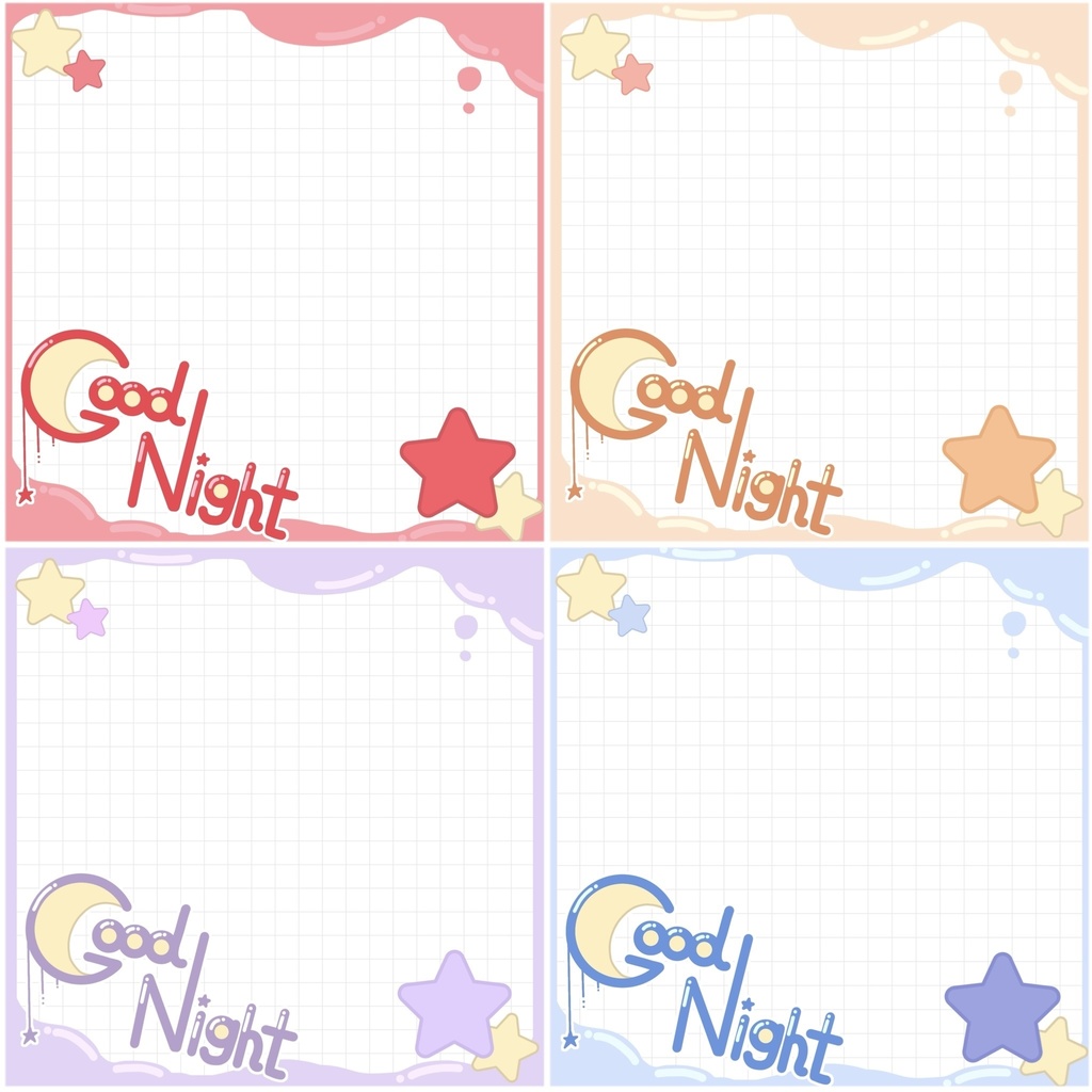 【フリー素材】おやすみ素材【配信者向け】