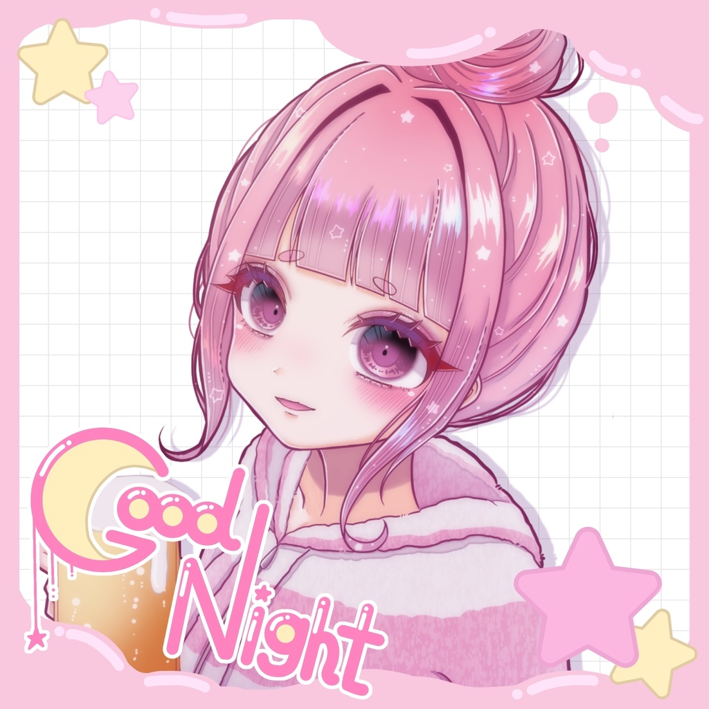 【フリー素材】おやすみ素材【配信者向け】