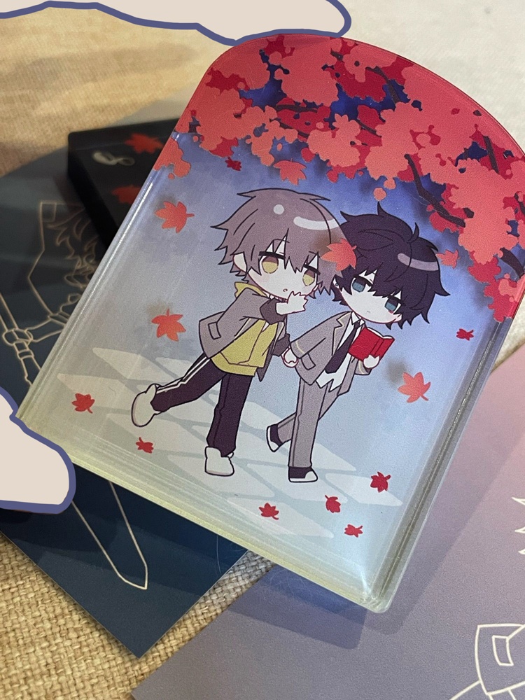 「あき」穹丹アクリルブロック