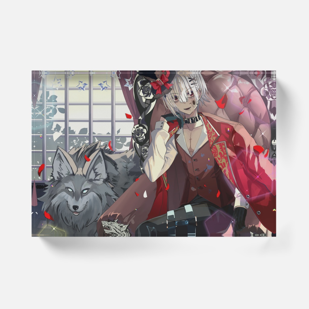 王子様なフェンリルのアクリルブロック