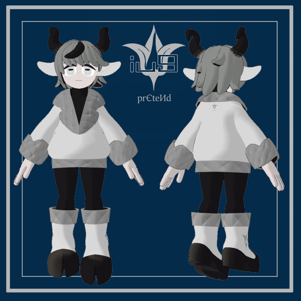 【MTBody】iu9【VRChat想定アバター】