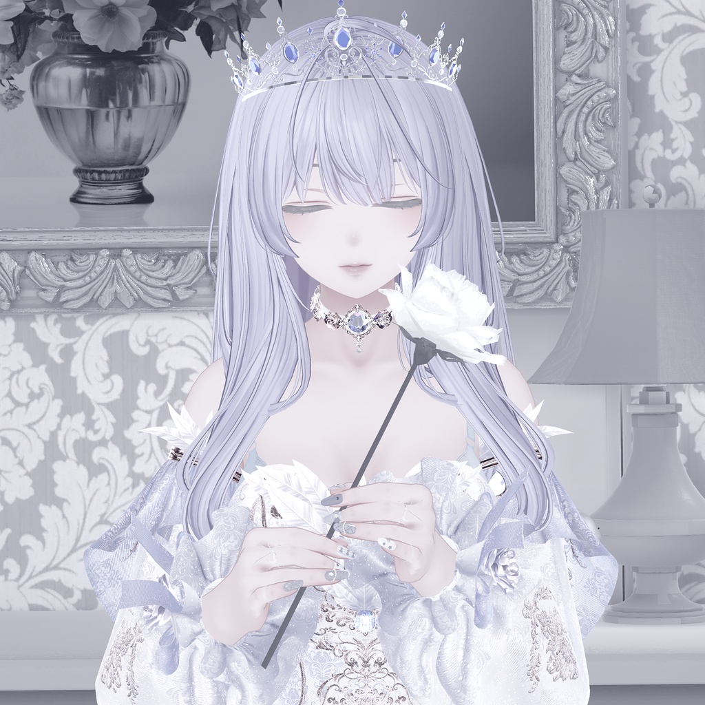 【森羅用】ネイル・指輪・ファーカフス3点セット(カラバリ12色・形3種・MA対応)