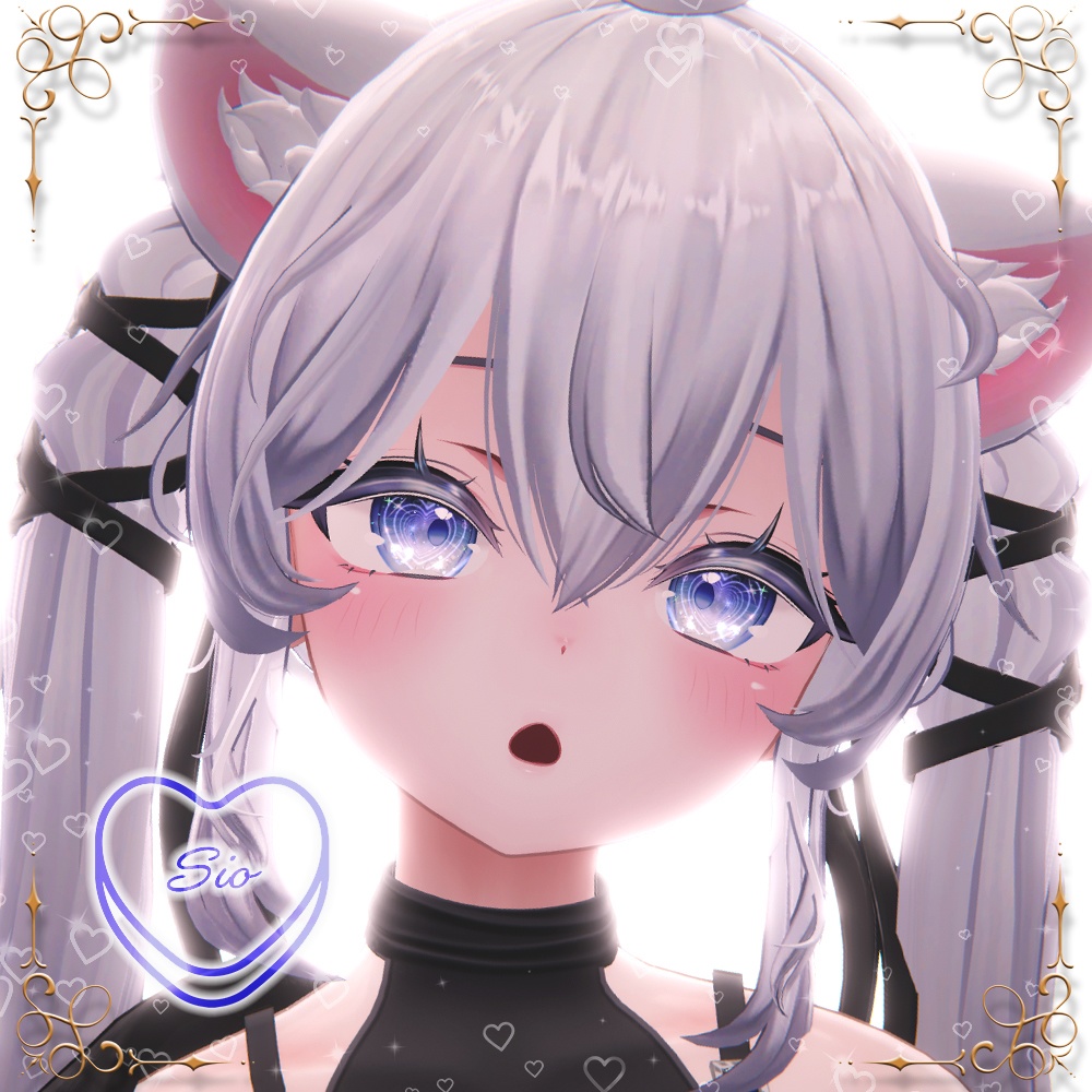 【10アバター】♡が動く‼ キラキラ チャームアイ ✨Charm Eye✨ - Gifアニメーション アイテクスチャ