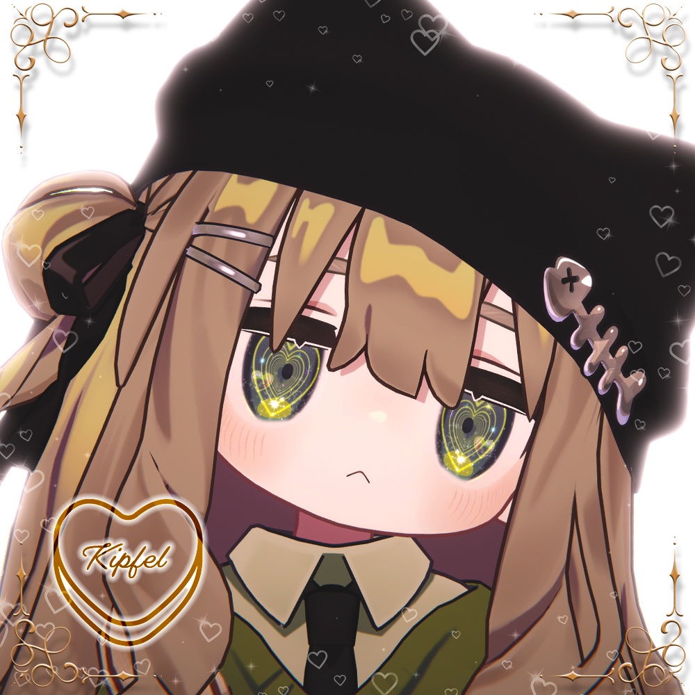 【10アバター】♡が動く‼ キラキラ チャームアイ ✨Charm Eye✨ - Gifアニメーション アイテクスチャ