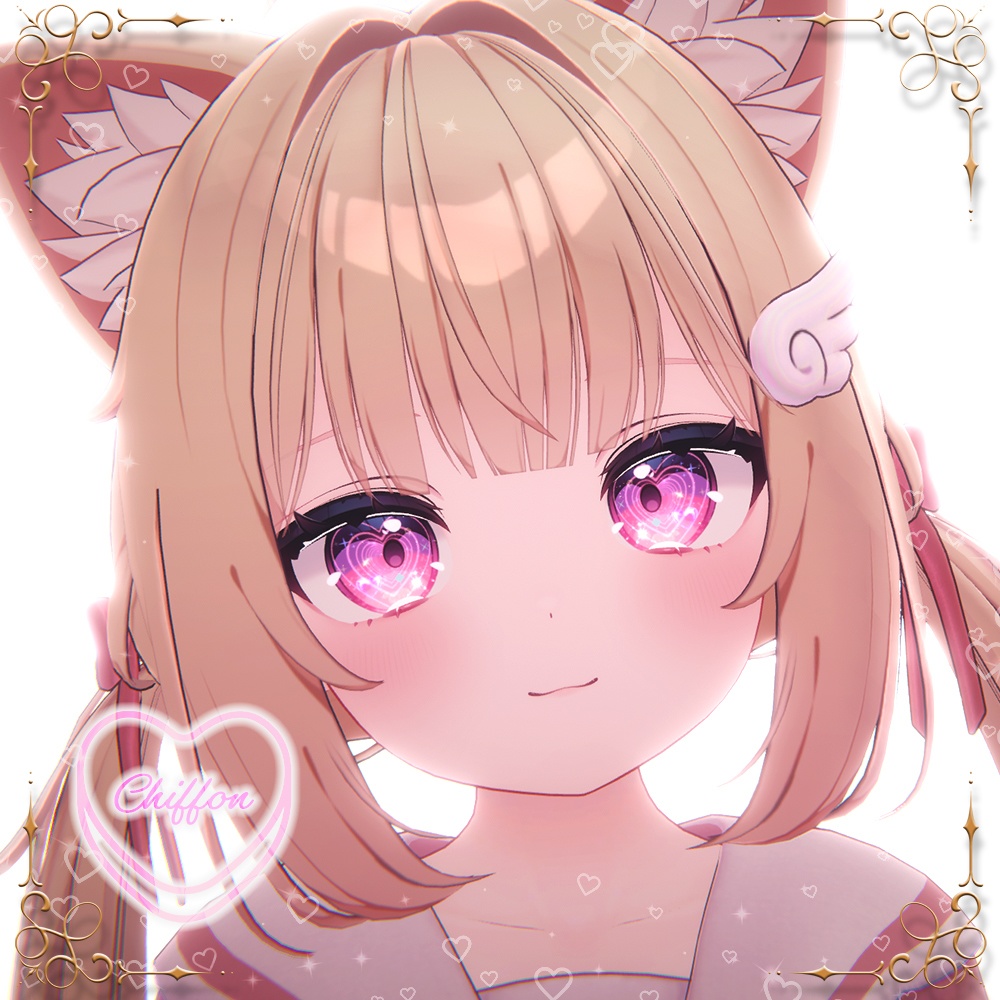 【10アバター】♡が動く‼ キラキラ チャームアイ ✨Charm Eye✨ - Gifアニメーション アイテクスチャ