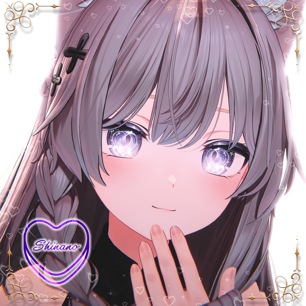 【10アバター】♡が動く‼ キラキラ チャームアイ ✨Charm Eye✨ - Gifアニメーション アイテクスチャ