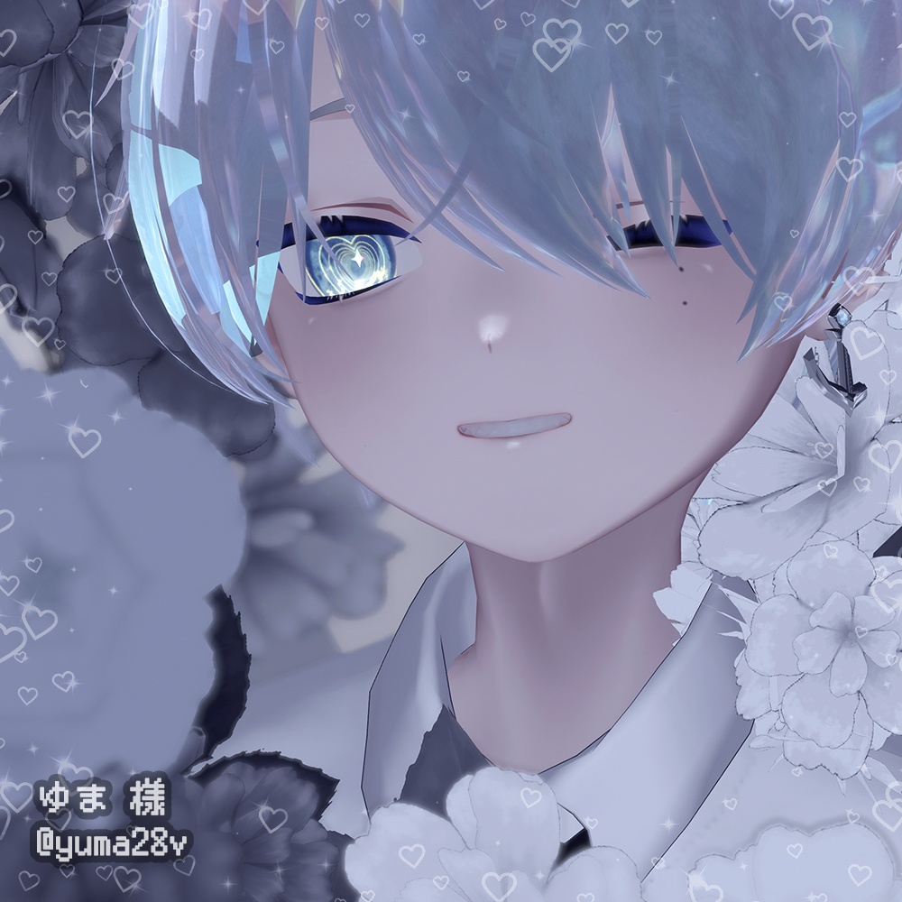 【10アバター】♡が動く‼ キラキラ チャームアイ ✨Charm Eye✨ - Gifアニメーション アイテクスチャ