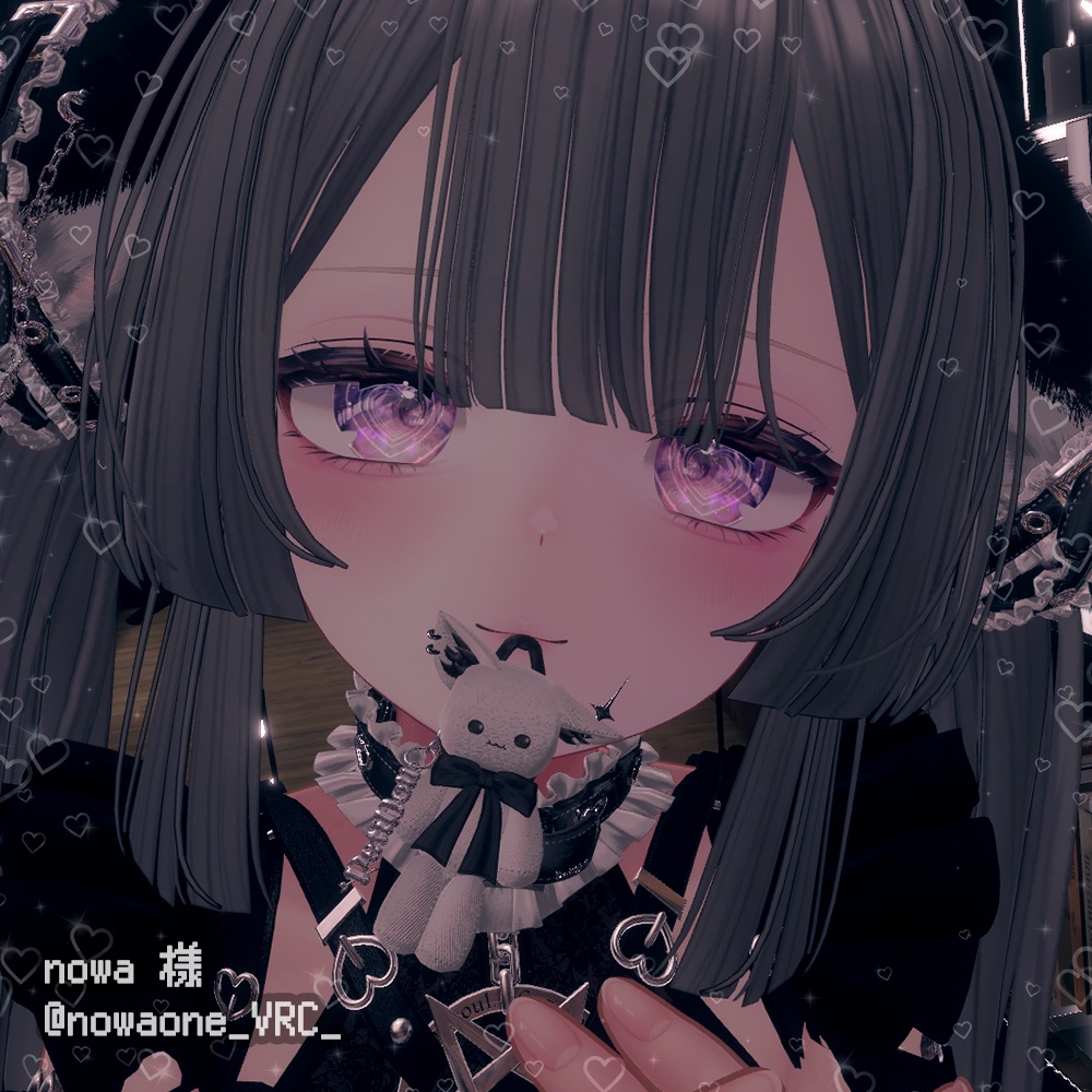 【10アバター】♡が動く‼ キラキラ チャームアイ ✨Charm Eye✨ - Gifアニメーション アイテクスチャ